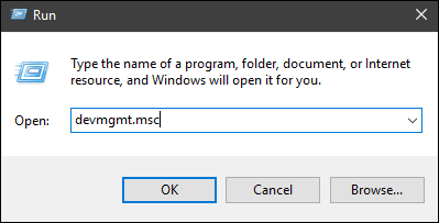 abre el administrador de dispositivos