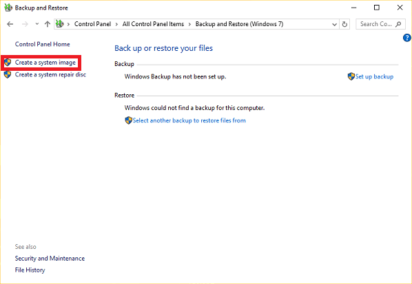 copia de seguridad de los programas instalados Windows 10 - copia de seguridad y restauración