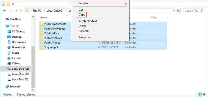 copiar archivo grande