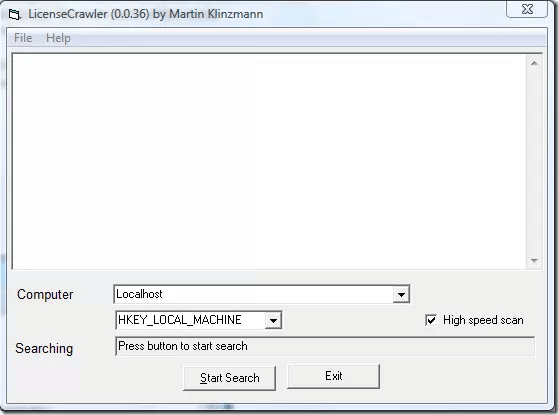 encontrar clave de producto licensecrawler