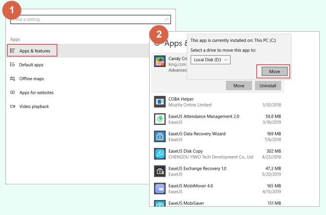 Cambiar la ruta de instalación de Microsoft Store manualmente