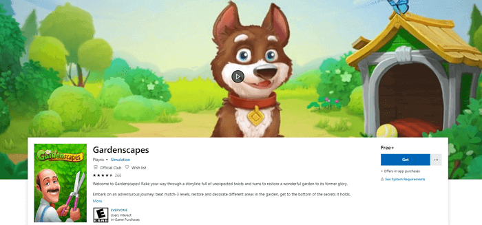 donde están los juegos de microsoft store