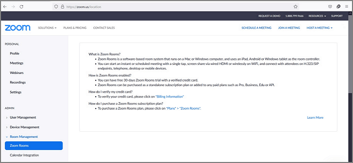 suscripción a las salas de zoom