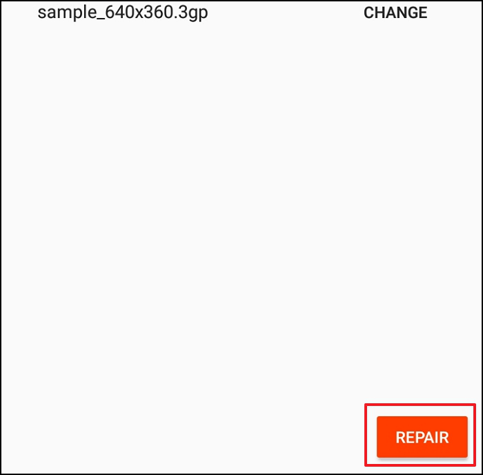 empezar a reparar vídeos corruptos