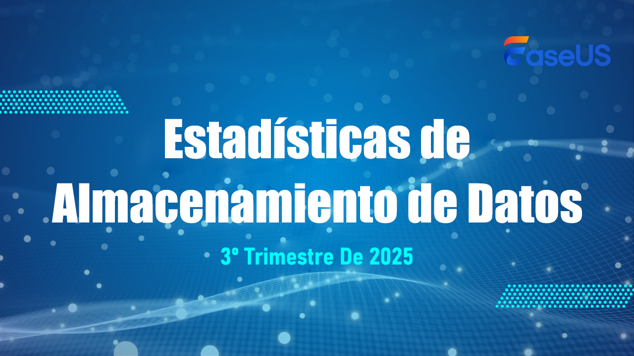 estadísticas de almacenamiento de datos