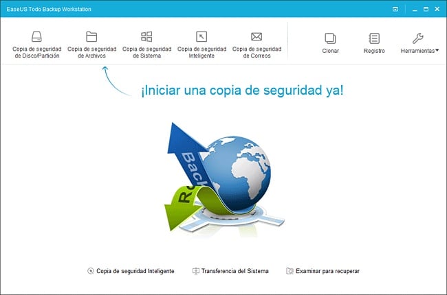 EaseUS Partition Master Startup