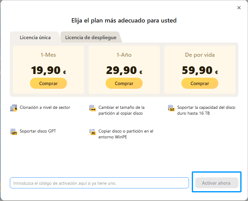 activar