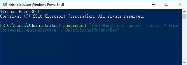 encontrar la clave de producto de Windows Server con PowerShell