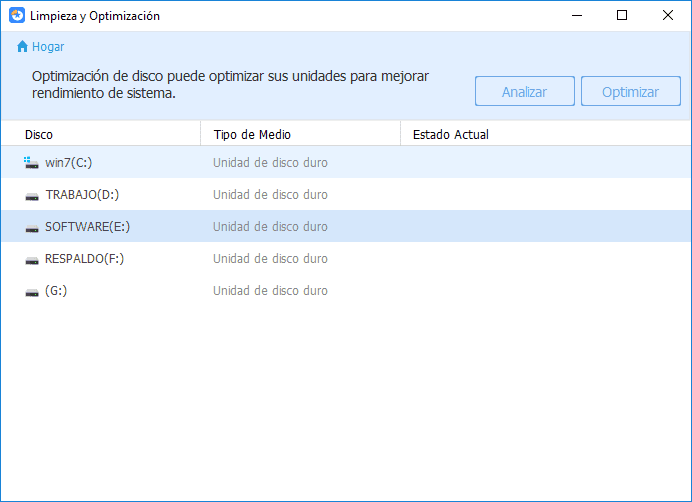optimización de sistema