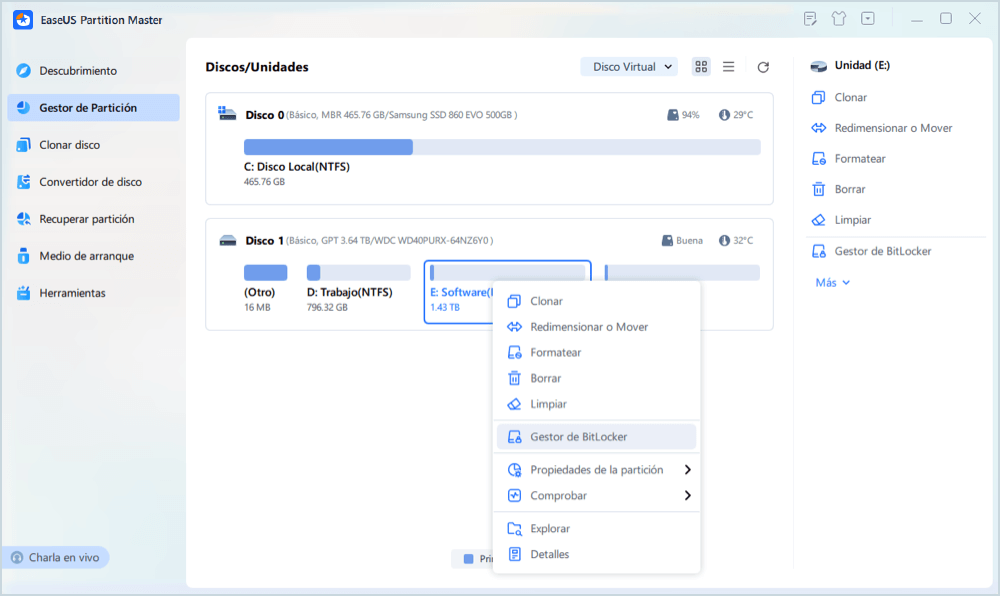 desactivar bitlocker 1
