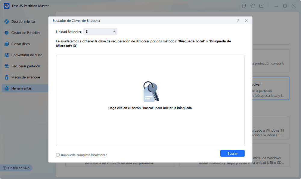 encontrar contrasena bitLocker paso 2