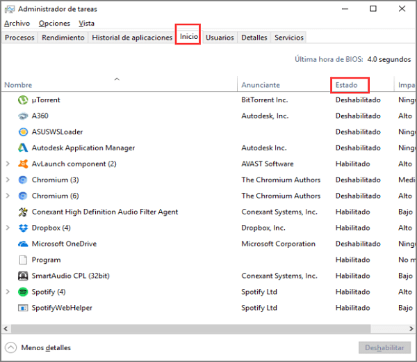 Soluciones a Laptop ASUS está muy lenta en Windows 10