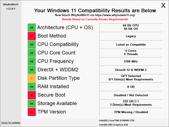 comprobador de actualización de windows 11 2