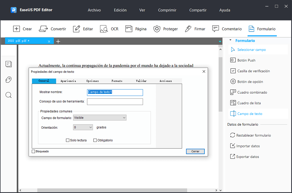 Cómo Crear Formulario Pdf Rellenable Easeus 1954