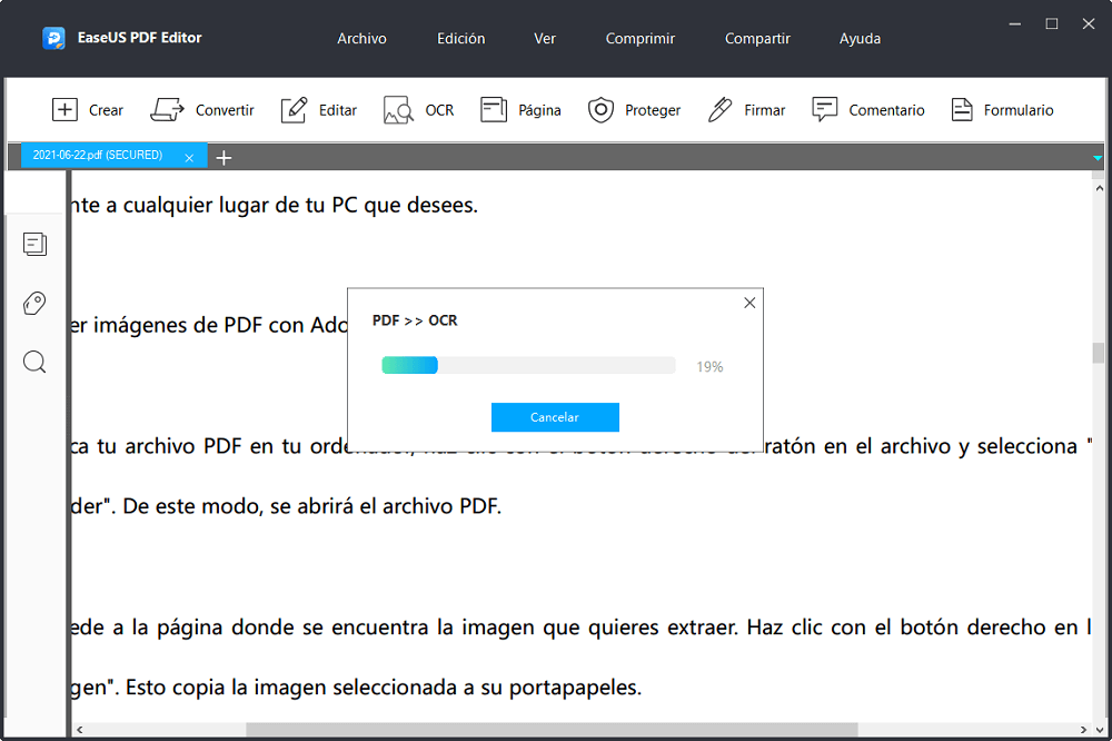 programa ruptura Permeabilidad El mejor escáner OCR de archivos PDF gratuito en Windows