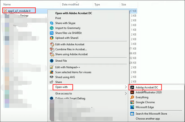 Abrir PDF en Adobe
