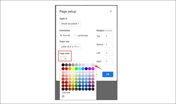 adjustar la configuración de google