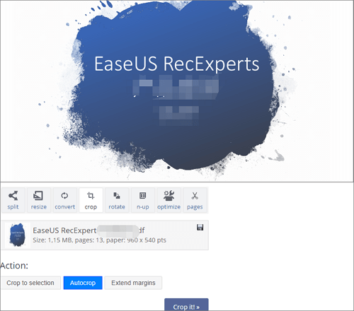 recortar pdf pdfresizer