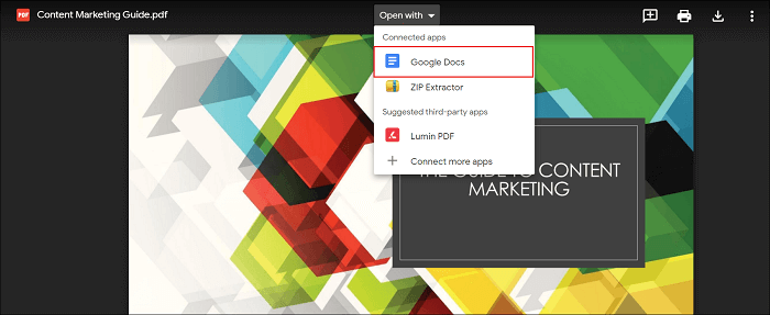 añadir texto a pdf google docs