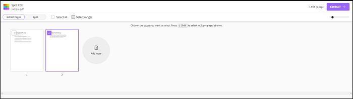 Dividir PDF Online Gratis con Smallpdf
