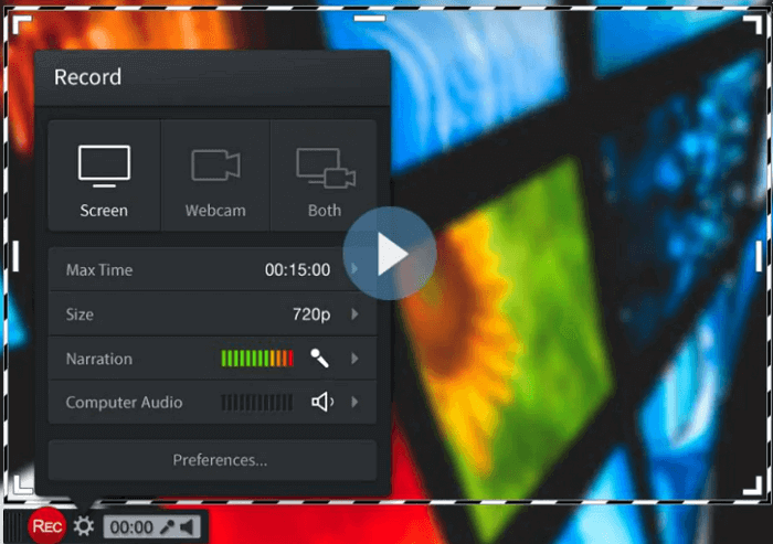 online screen recorder with audio free