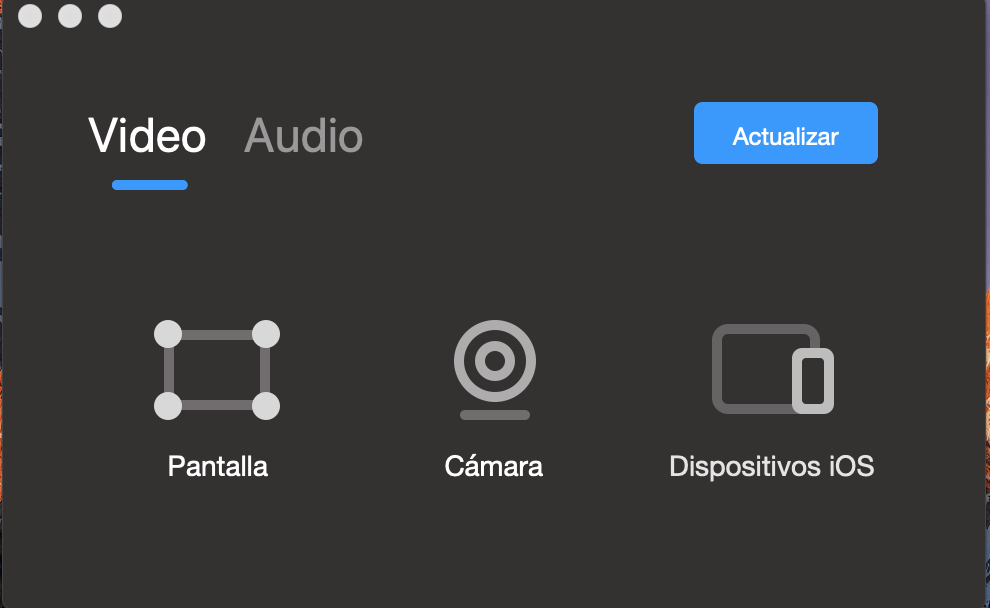 Abra EaseUS RecExperts en su ordenador Mac