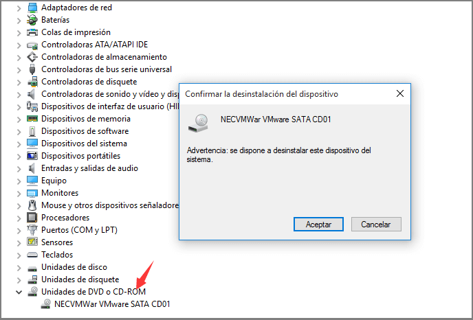 profesional Deudor pecho Solucionado: la unidad DVD/CD no se muestra en Windows 10 - EaseUS