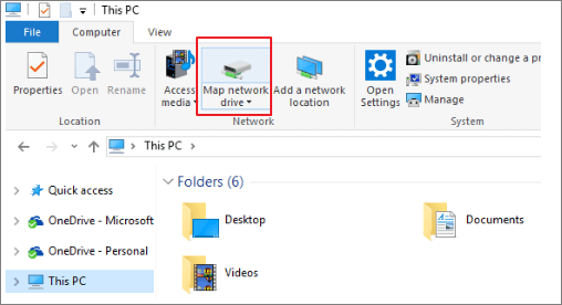 Transferir datos entre dos portátiles con una carpeta compartida 2