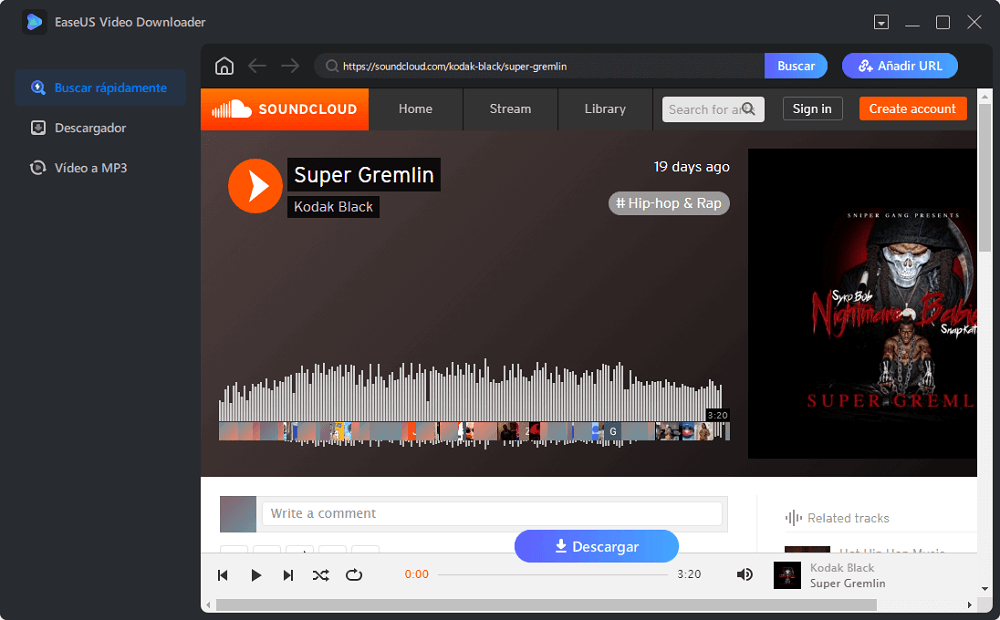 descargar audio de soundcloud en alta calidad