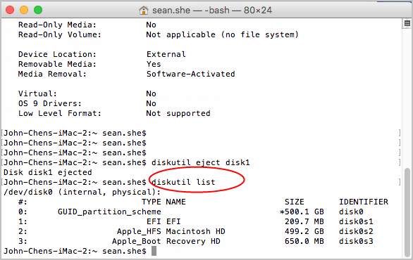 arreglar el disco duro que no aparece en el terminal 5