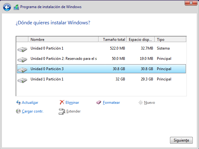 select destination drive